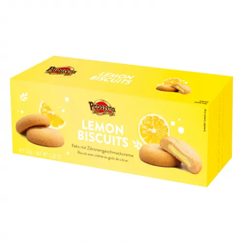 Biscuits mit Zitronencremefüllung 150g