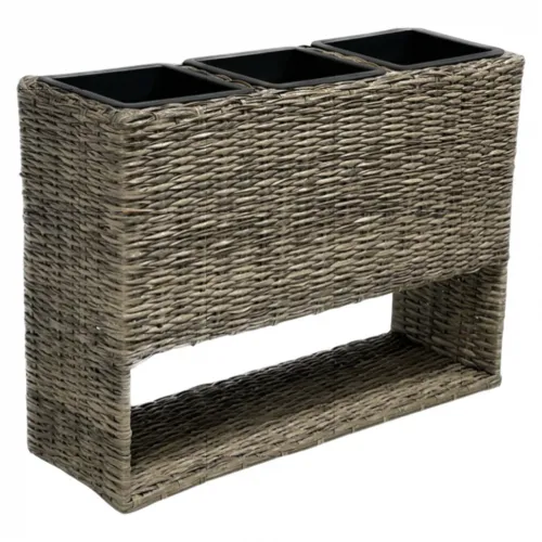 Blumenkasten MELISSA Stahl-Kunststoffgeflecht