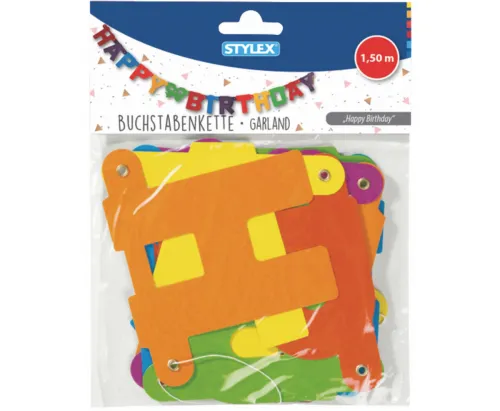 Buchstabenkette Happy Birthday