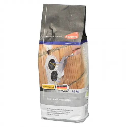 casonic Bau-und Elektrikergips 1,5kg