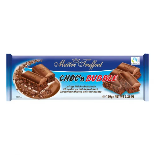 Choc´n Bubble luftige Milchschokolade 150g