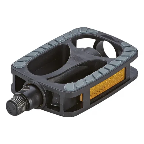City-/Trekking Pedale mit rutschfester Trittfläche Kunststoff mit Reflektoren