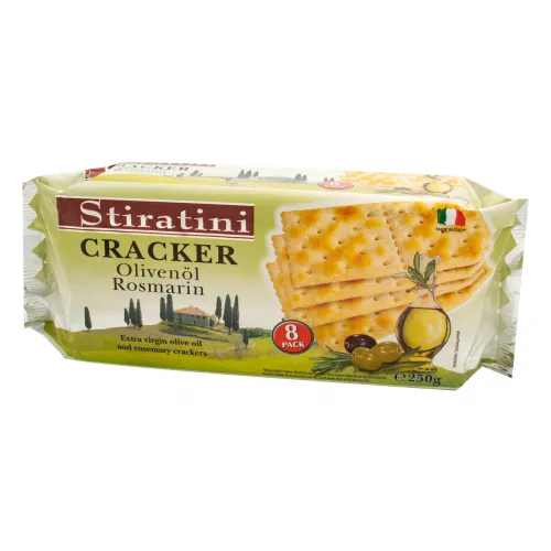 Cracker mit Olivenöl & Rosmarin 250g