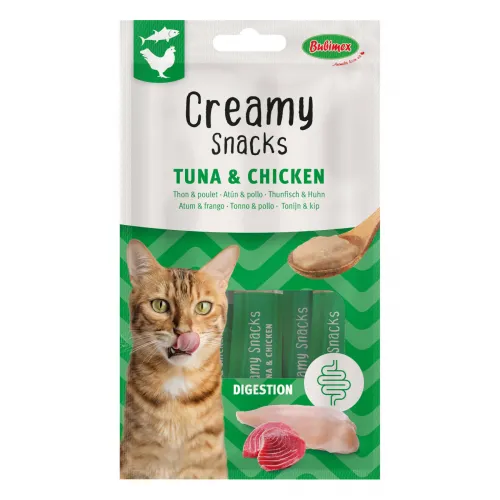 Creamy Snacks DIGESTION mit Thunfisch & Huhn 60g