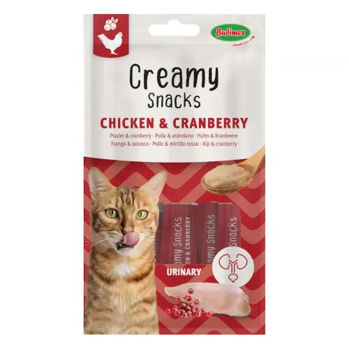 Creamy Snacks URINARY mit Huhn & Cranberries 60g