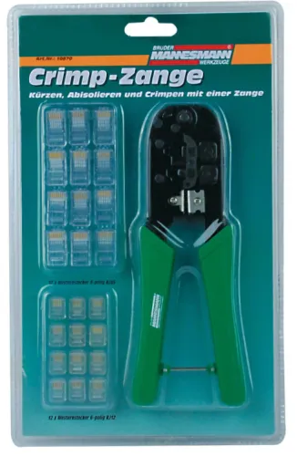 Crimpzange mit 24 St. Modular-