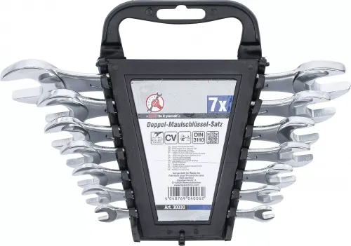 Doppel-Maulschlüssel-Satz | SW 6 x 7 - 19 x 22 mm | 7-tlg.