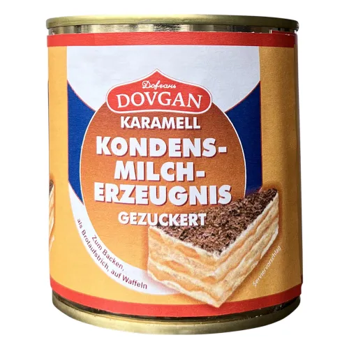DOVGAN Gezuck. Kondensmilcherzeugnis Karamell 370g