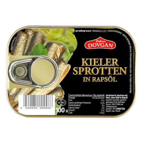 DOVGAN Kieler Sprotten 100g
