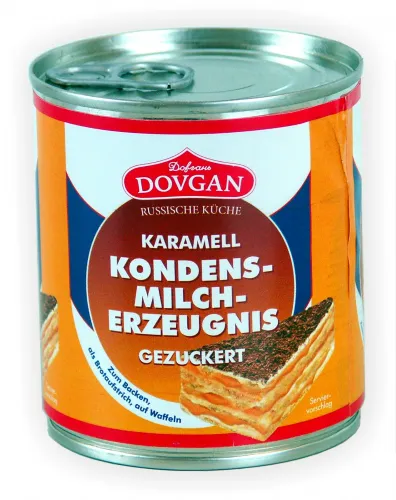 DOVGANgezuckertes Kondensmilcherzeugnis Karamell 397g