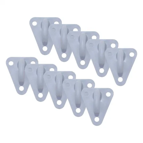 Dreilochplanenhaken Kunststoff 10 Stück