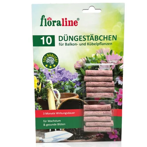 Düngestäbchen f. Balkon und Kübelpflanzen 10er