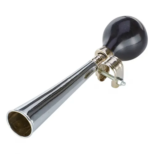 Einklang-Ballhupe für Lenkerbefestigung verchromt silber