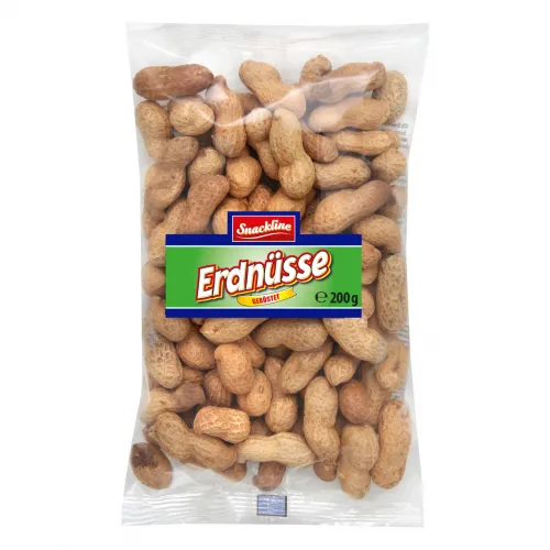 Erdnüsse in der Schale, geröstet 200g