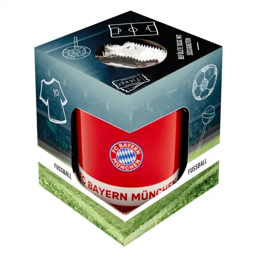 FC Bayern München Tasse befüllt mit Süssigkeiten 90g