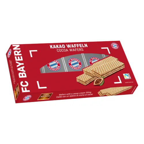 FC Bayern München Waffeln mit Kakaocreme 225g (5x45g)