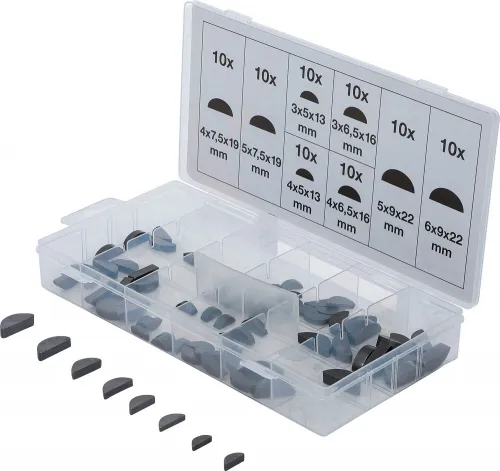 Federkeile-Sortiment, 80-tlg.