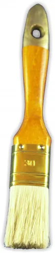 Flachpinsel Mischborste 30 mm 9. Stärke Holzstiel lackiert