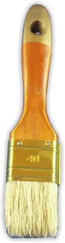 Flachpinsel Mischborste 40 mm 9. Stärke Holzstiel lackiert