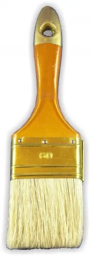 Flachpinsel Mischborste 60 mm 9. Stärke Holzstiel lackiert