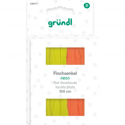 Flachsenkel Neon Gelb/Orange 100cm