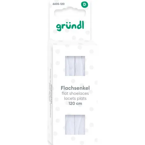 Flachsenkel weiß 120cm