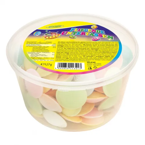 Fliegende Untertassen mit Brausefüllung 127g