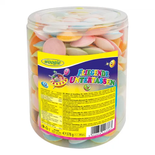 Fliegende Untertassen mit Brausefüllung 378g