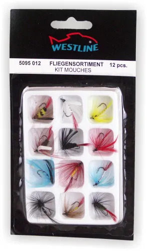 Fliegensortiment 12 St.