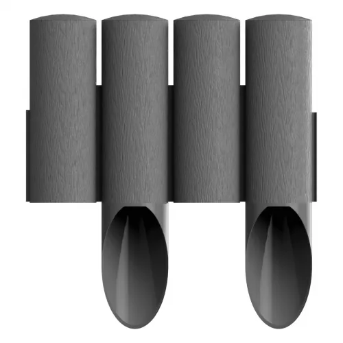 Gartenpalisade 23cm x 2.3mtr Grau