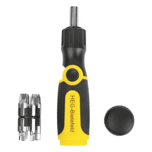 Gelenk-Schraubendreher m. 8 Bits