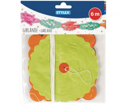 Girlande 6 m 4-fach sortiert