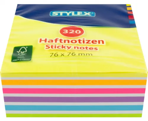 Haftnotizen Neon 76 x 76 mm 320 Blatt