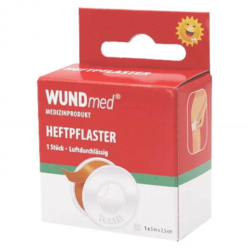 Heftpflaster in Hülle 5mx2.5cm