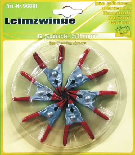 Hilpert Leimzwinge 50mm / Modellbauzwinge Zwinge 6-tlg.