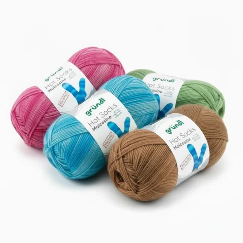 Hot Socks Malcesine, 4-fach Multicolor 100g