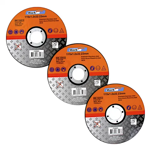 INOX Trennscheiben 115x1.2x22.23 3tlg
