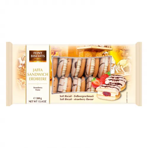 Jaffa Sandwich Sahne-Erdbeere 380g