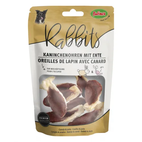 Kaninchenohren mit Füllung (Ente) 90g