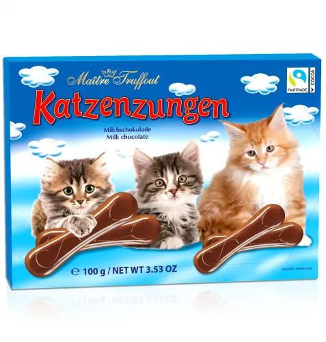 Katzenzungen 100g Vollmilchschokolade