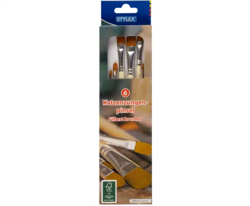 Katzenzungenpinsel 6er Set *NEU*