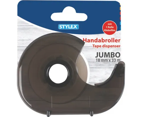 Klebefilm-Handabroller Jumbo 18 mm x 33 m