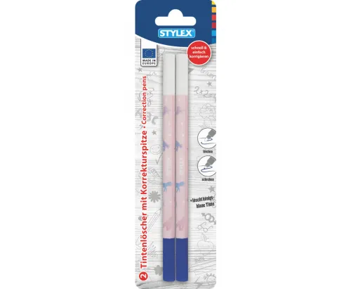 Korrekturstifte/ Tintenlöscher Motiv Mädchen 2 Stück