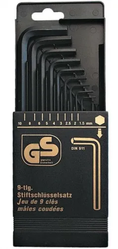 Kugelkopf-Stiftschl.-Satz 6-kant, 9-tlg.,