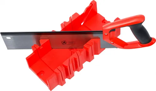 Kunststoff-Gehrungslade mit Rückensäge