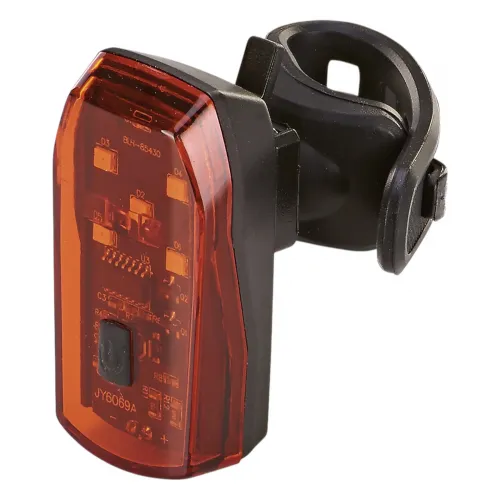 LED-Batterierücklicht mit Bremslichtfunktion universeller Silikonhalter werkzeugfreie Montage