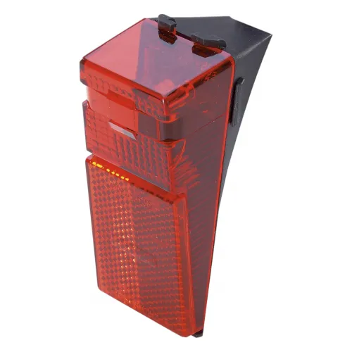 LED-Rücklicht für Naben- und Seitendynamo für 2-adrigen Anschluss Montageweite: 50 - 80 mm