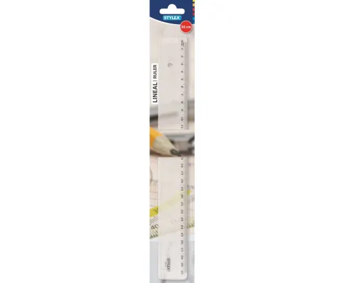 Lineal Kunststoff transparent 30 cm
