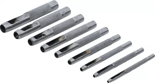 Locheisenset, 2,5 - 10mm, 9-tlg.