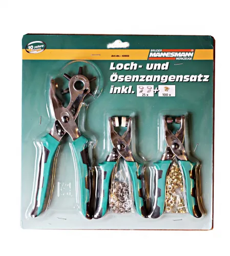 Loch- und Oesenzangen-Set